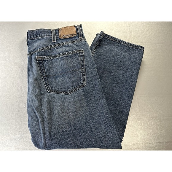 Levi's Other - Denizen From Levis 281 Jeans 36x27 Straight Fit Denim Men's Size Blue Dirty Wash